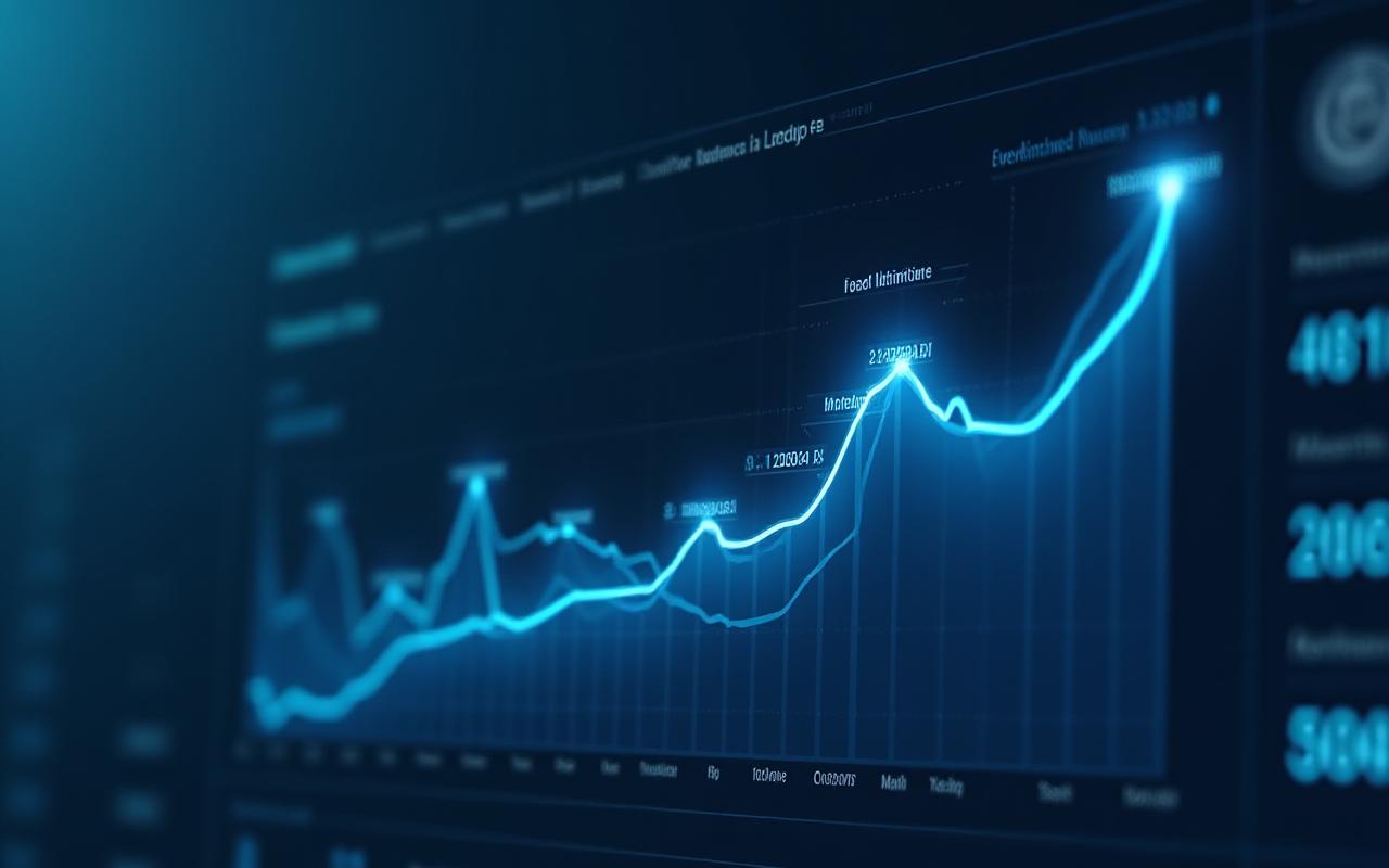 Predictive Sales Trend Analysis Chart Dashboard